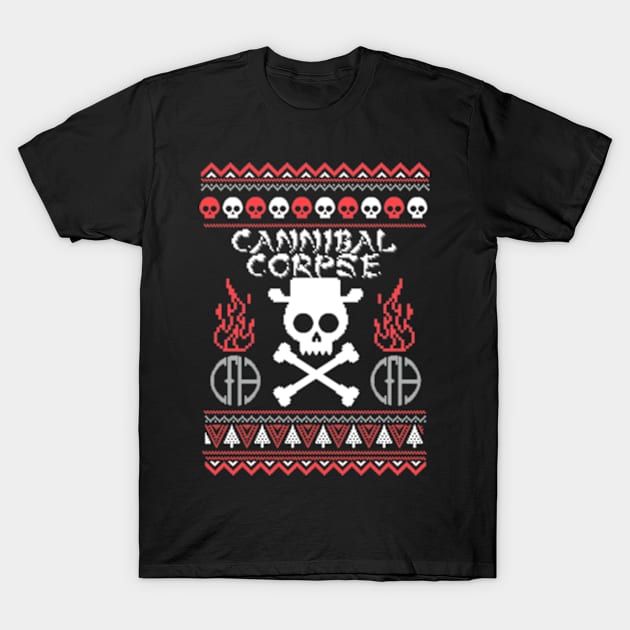 cannibal winter edition T-Shirt by psychedelic skull